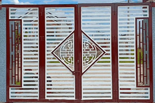 Cổng sắt chữ Thọ