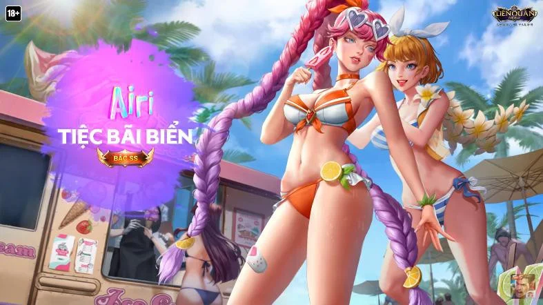 Liên Quân Mobile: Chiêm ngưỡng thân hình nóng bỏng của nữ cosplayer Airi Tiệc Bãi Biển
