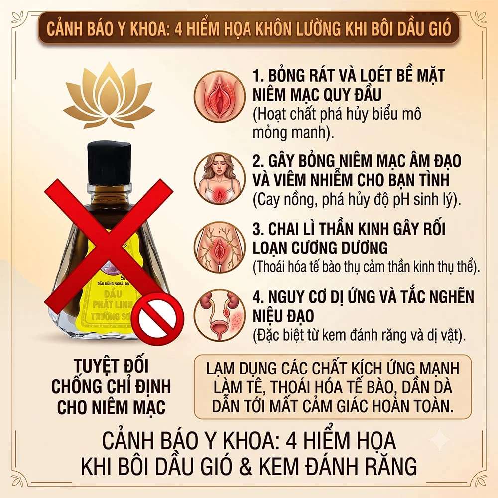 Bôi Dầu Gió, Dầu Phật Linh, Kem Đánh Răng Có Giúp Lâu Ra Không? Cảnh Báo Từ Dược Sĩ