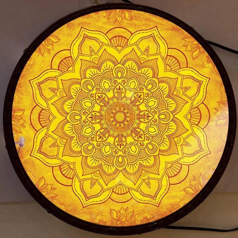 Tranh trúc chỉ Mandala mang ý nghĩa năng lượng tích cực