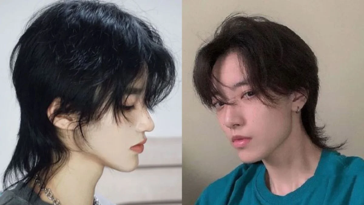 Tóc side part Mullet