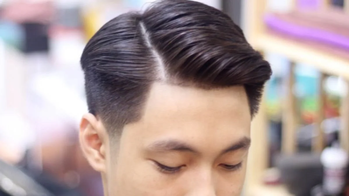 Cắt tóc side part ngôi 2/8