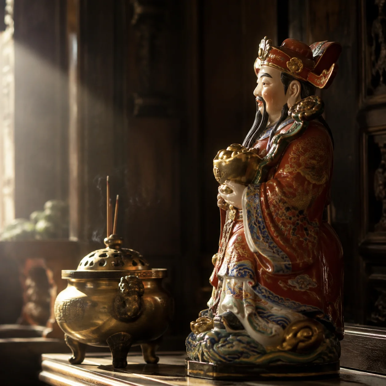 Mẫu ảnh thần tài thứ 7