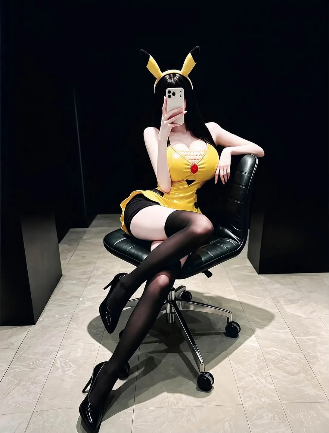 gái xinh vú to cosplay 10