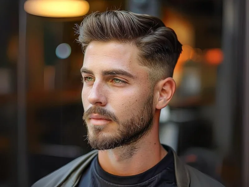 Tóc Side Part kết hợp Fade