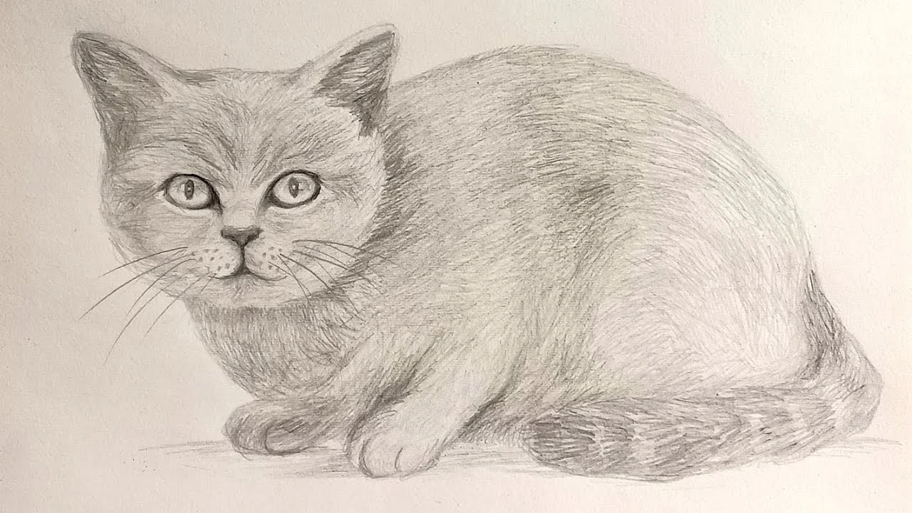 Cách vẽ con mèo I Vẽ con mèo | How to draw a Cat