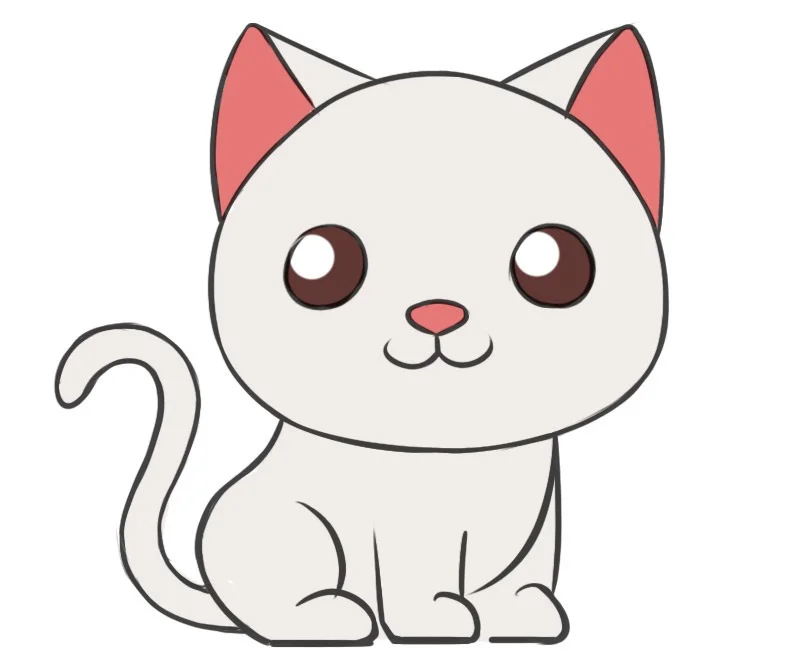 Cách vẽ con mèo - Dạy Vẽ