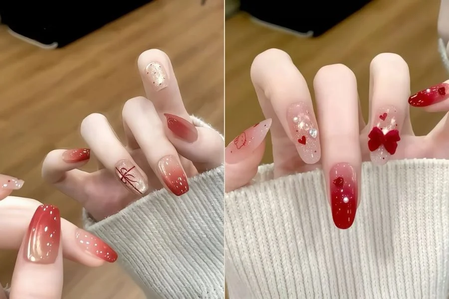 Tổng Hợp 19 Mẫu Nail Tết Mắt Mèo Hot Trend 2026 (3)