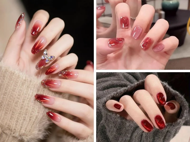 Top 30+ mẫu nail thạch mắt mèo trendy, sang chảnh hiện nay