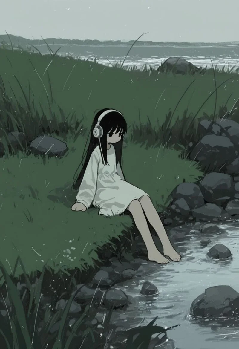 Ảnh Anime nữ buồn, đầy tâm trạng (2)
