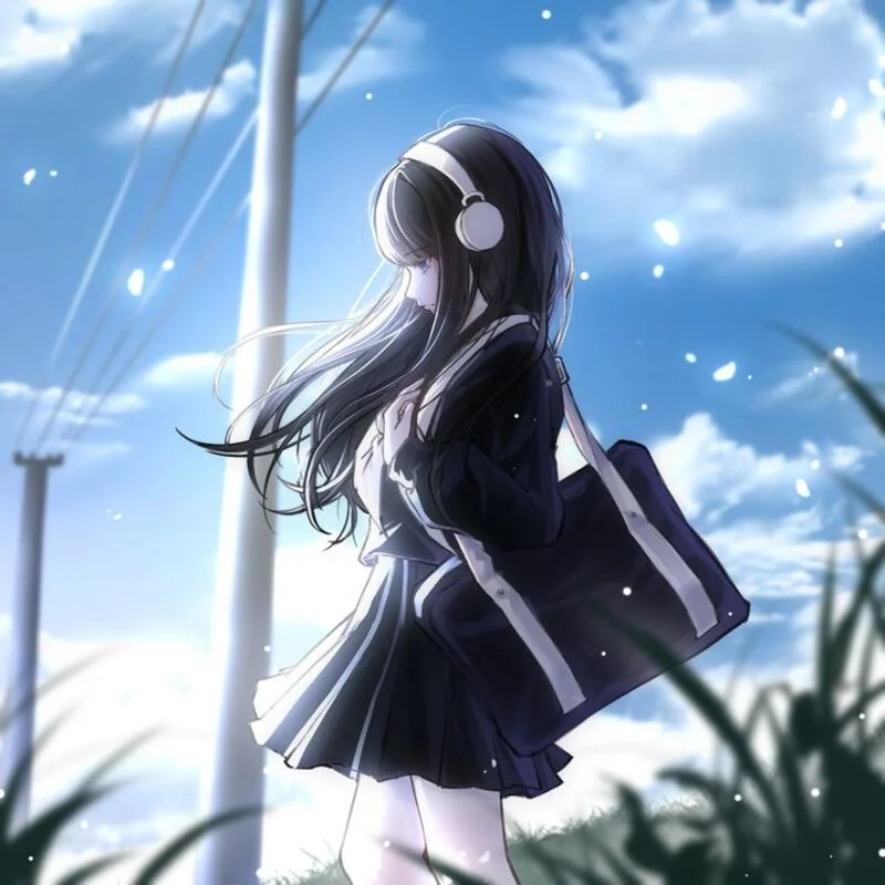 Ảnh Anime nữ buồn, đầy tâm trạng (6)