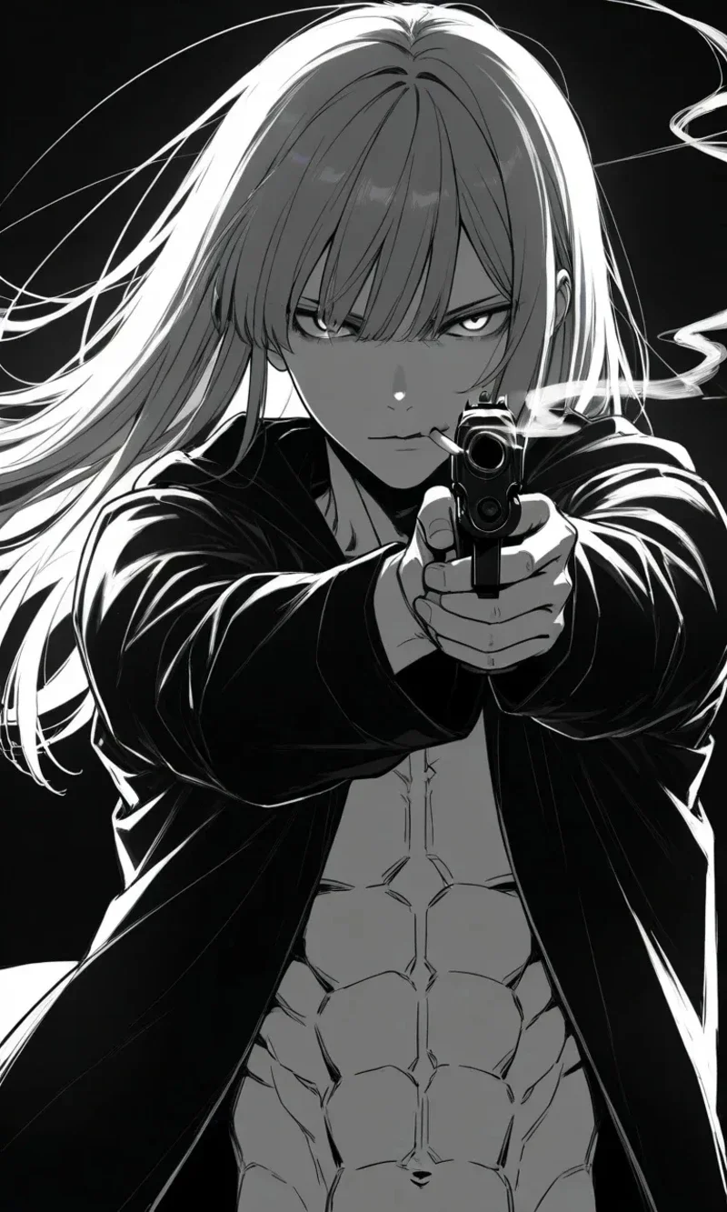 Ảnh anime nữ ngầu bí ẩn