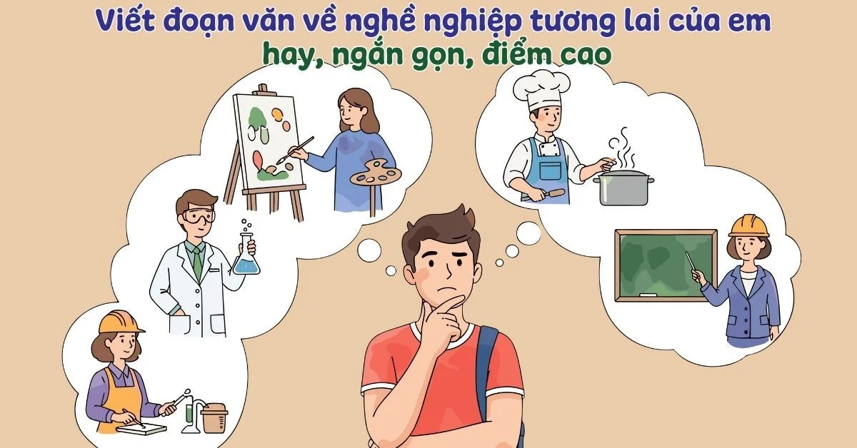 20+ mẫu viết đoạn văn về nghề nghiệp tương lai của em hay, điểm cao