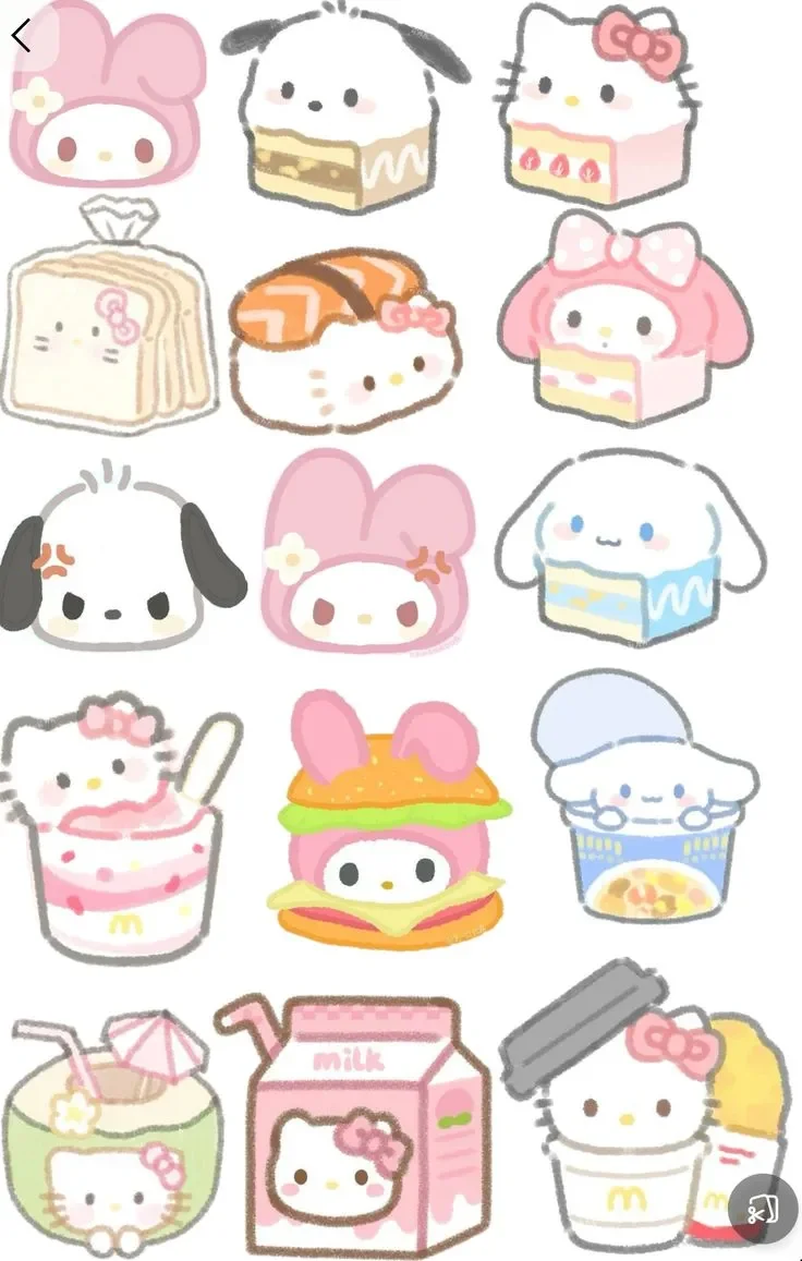 Hình vẽ cute đơn giản
