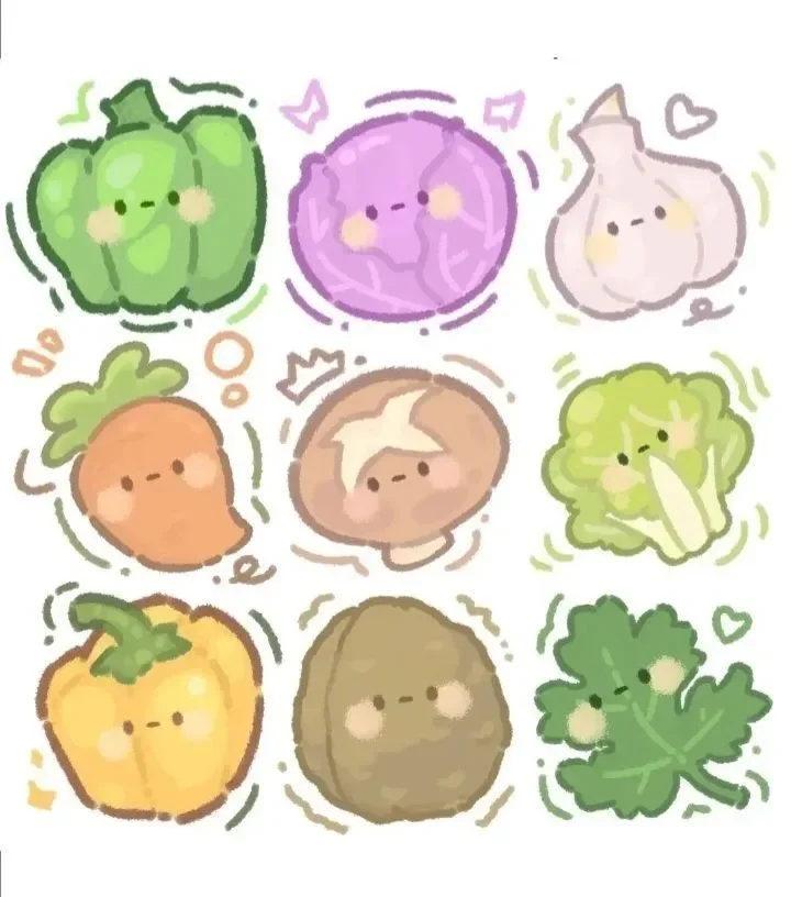 Hình vẽ trái cây cute dễ vẽ (4)
