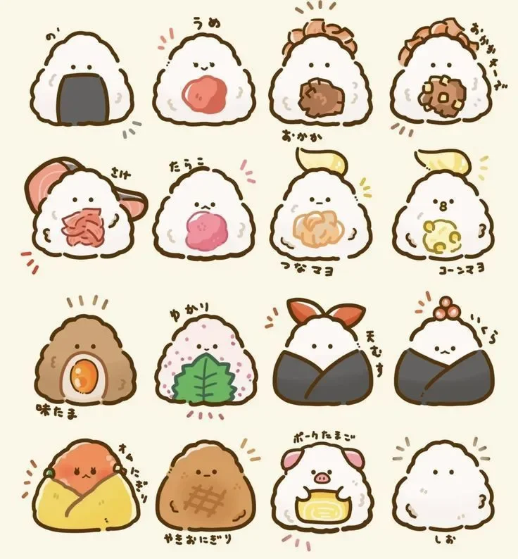 Hình vẽ đồ ăn cute dễ vẽ (3)