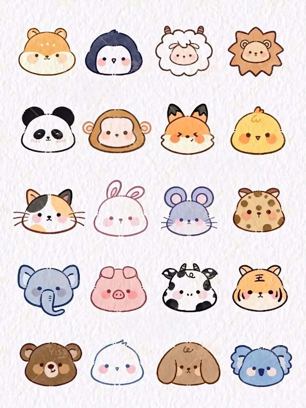 TOP 971+ Hình Vẽ Cute Đơn Giản Đồ Ăn, Con Vật, Anime Chibi