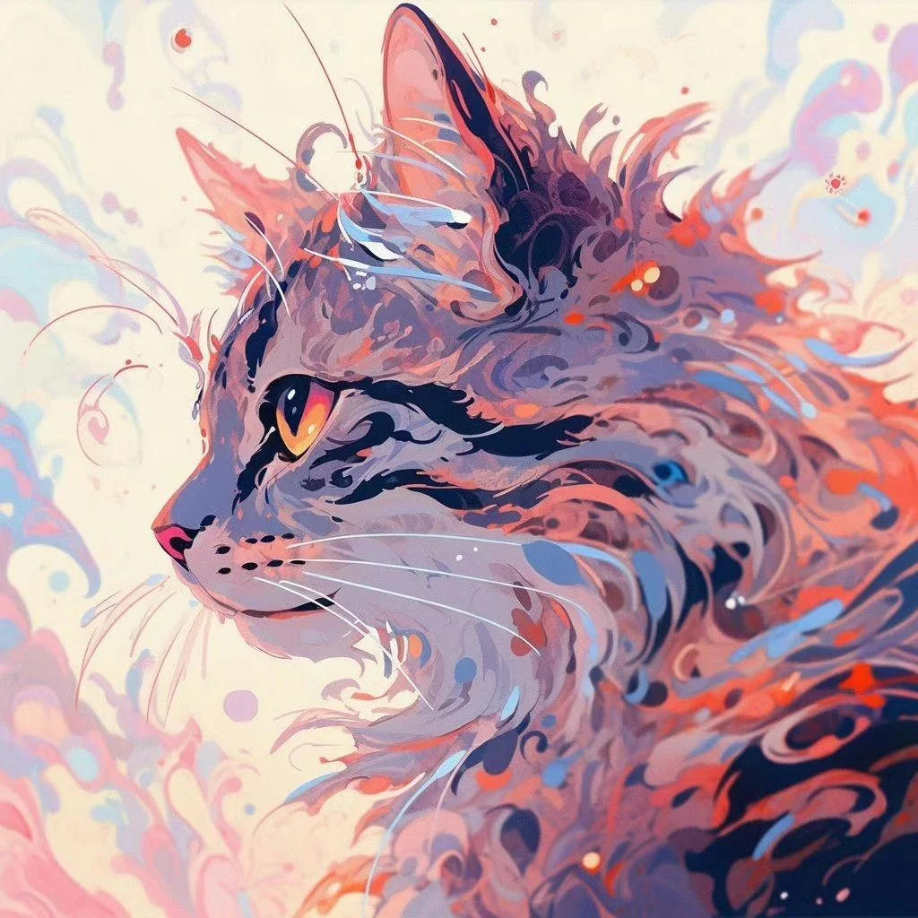 Hình nền cute cô gái anime tóc hồng bên hoa hồng bướm xanh