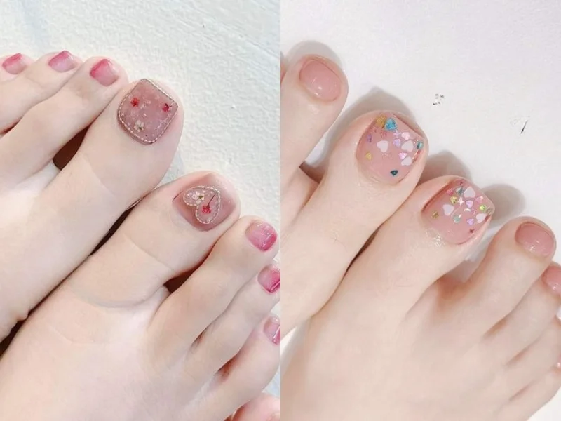 20+ mẫu nail chân đơn giản nhưng thu hút và nổi bật