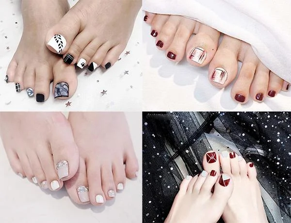 50 mẫu nail chân đẹp đơn giản dẫn đầu xu hướng hiện nay