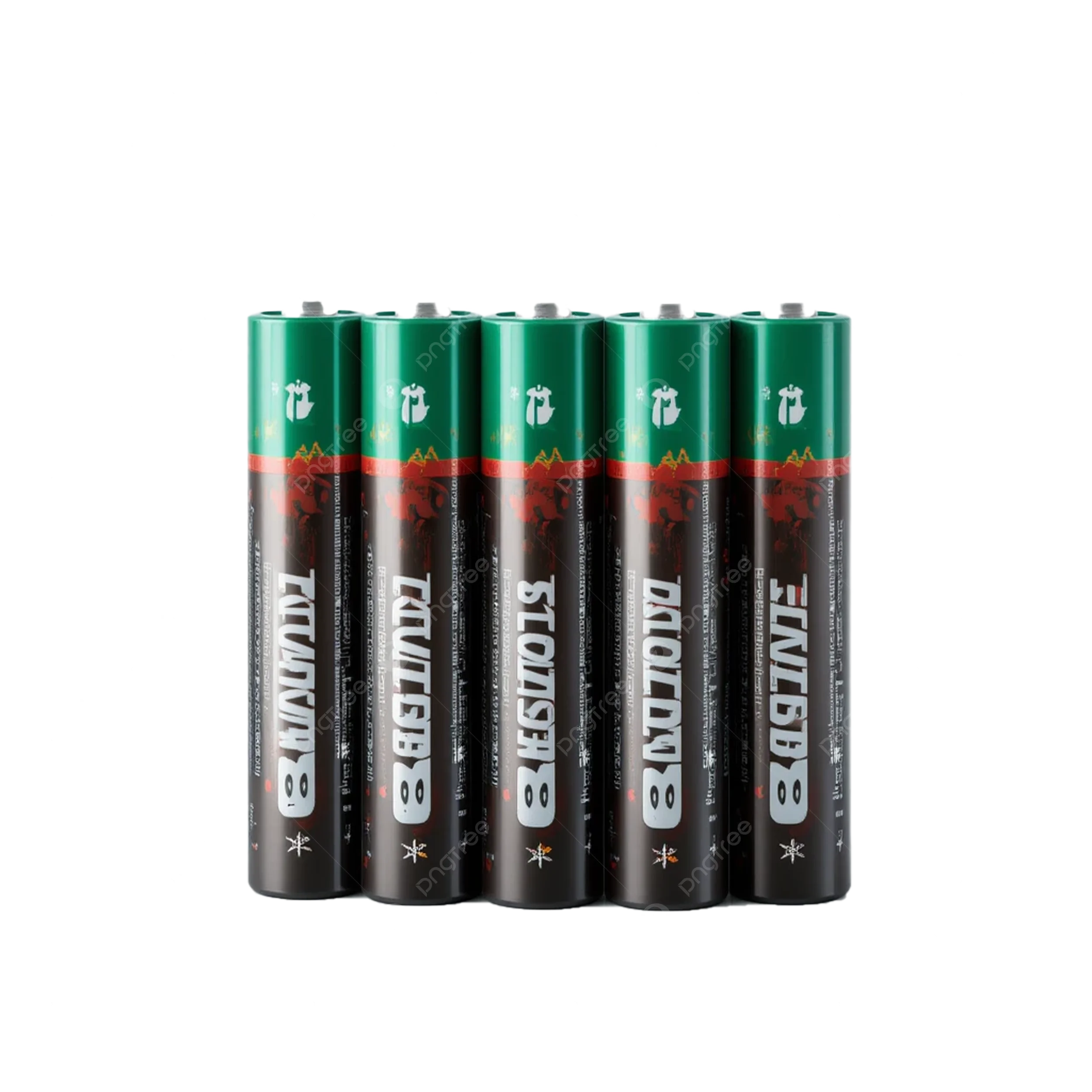 Hình ảnh Năm Pin Của Sản Phẩm Nằm Trên Nền Trắng PNG , Năm Pin Của Sản Phẩm Nằm Trên Nền Trắng PNG , Năm Pin Của Sản Phẩm, Nền Trong Suốt