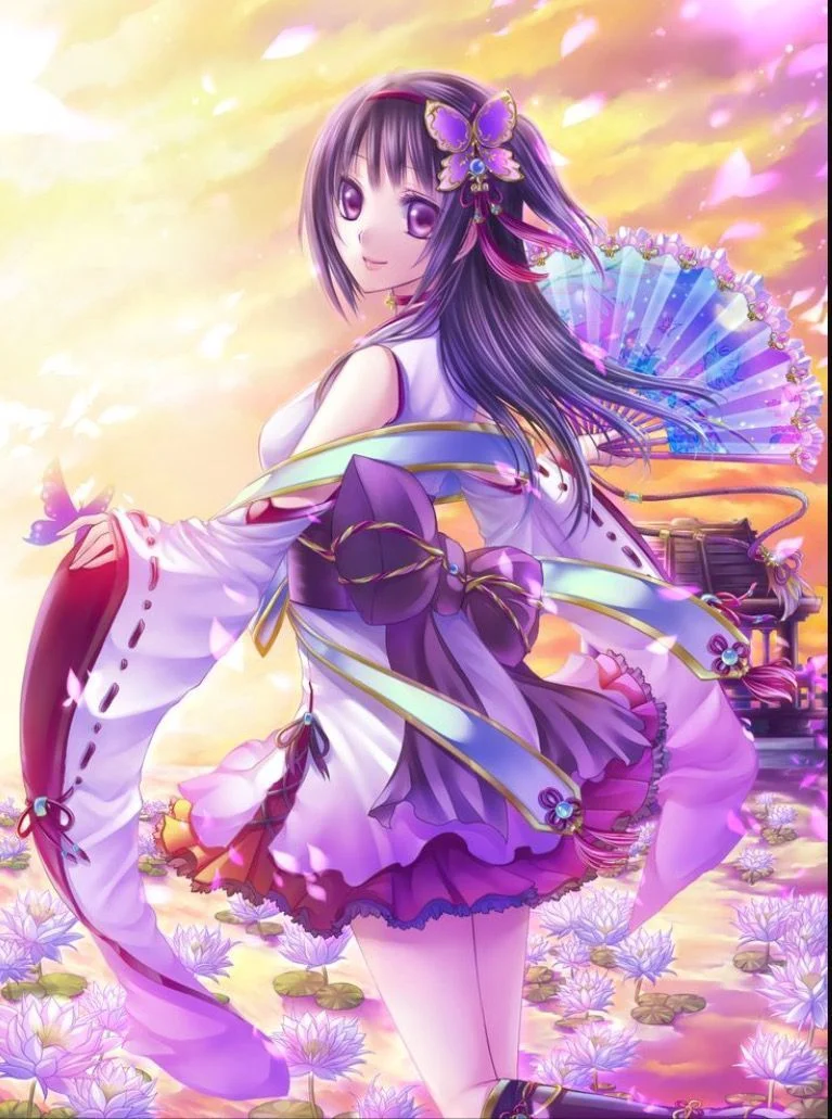 Hình anime nhân vật nữ xinh đẹp hiếm có khó tìm.