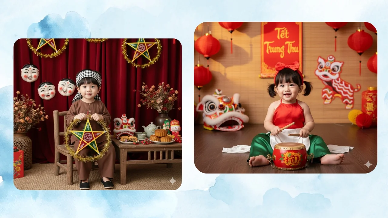 Cách tạo ảnh Trung thu cho bé bằng AI siêu đẹp, siêu đáng yêu cho bạn