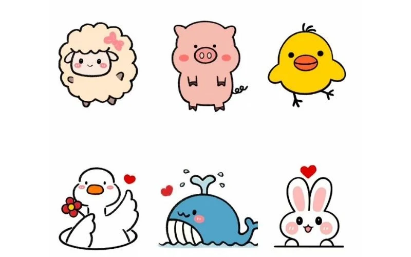 99+ Hình vẽ Cute đơn giản, dễ thương, nhỏ nhắn