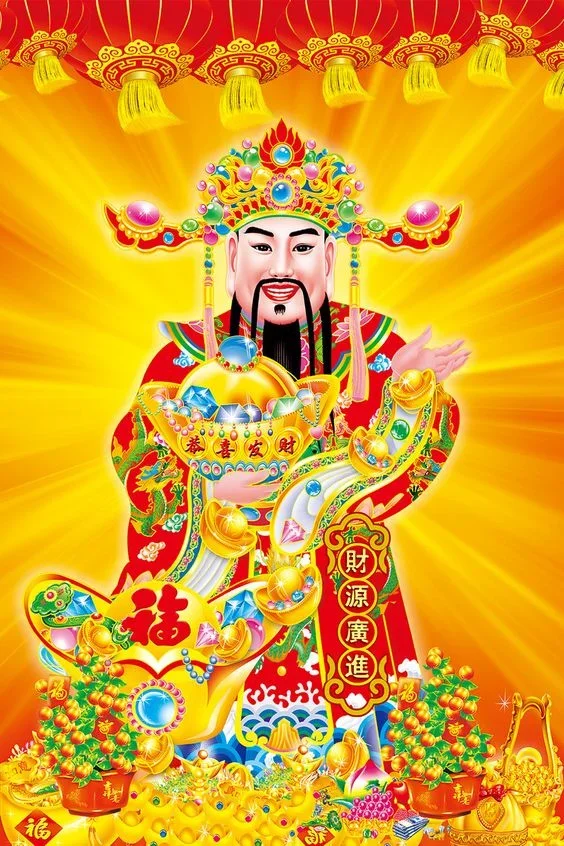 Bộ hình nền thần tài thu hút tài lộc và may mắn